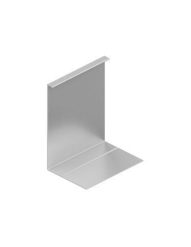 VDR Perfil Cobertura Base HBV‑IV 2,5 m Plata Satinado