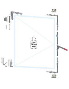 KIT OB PVC 2H 13MM C/VARIABLE SEG. 9016