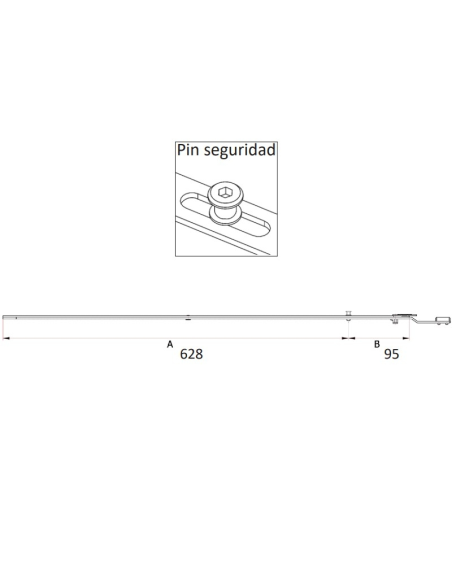 PROLONGADOR CONX LARGO SEG 630mm