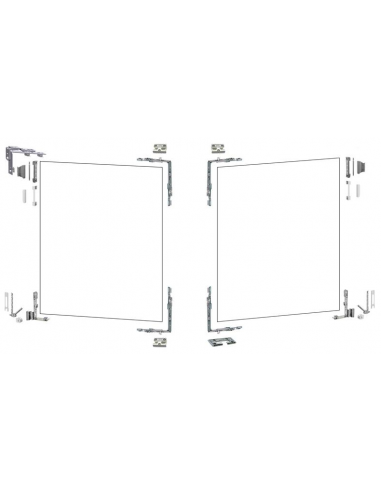 Kit OB C16 DH CV Seguridad Doble Angulo Bisagra Atornillada 13MM