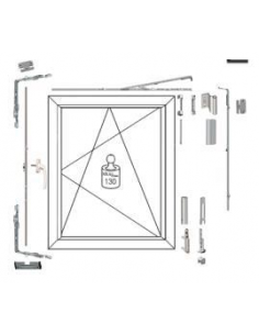 copy of copy of KIT O.B. PVC S.H. C.V. D/ANG. STD. 9MM BLANCO 9016