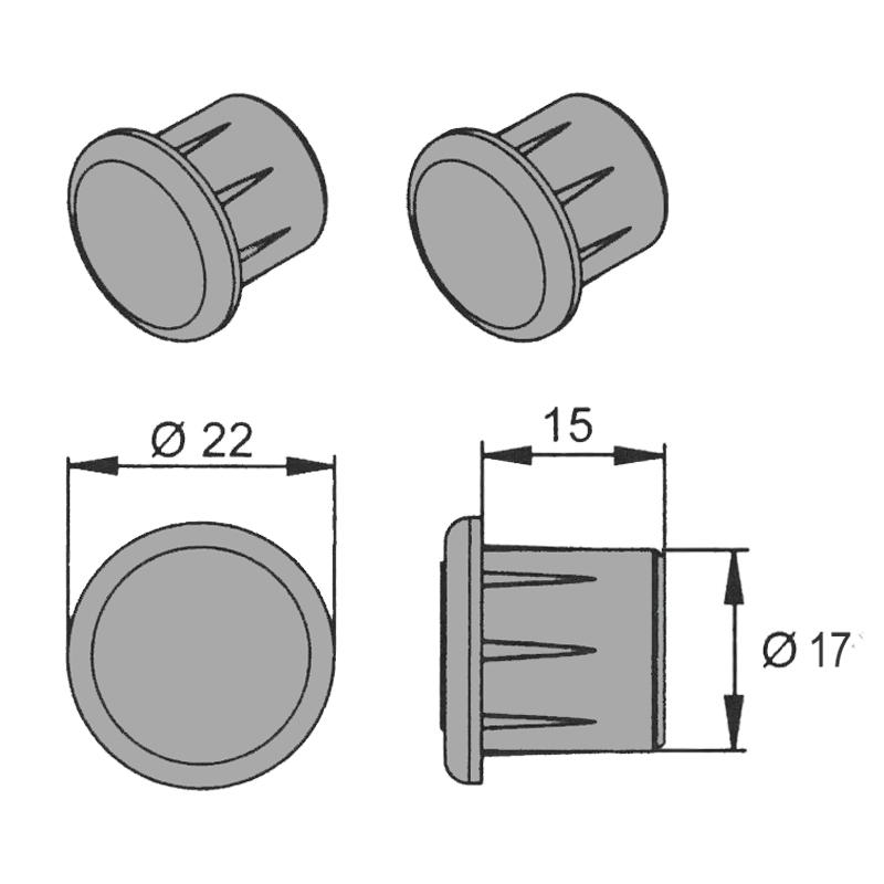 TAPON MST GOLPETE C.E. L/PLATA