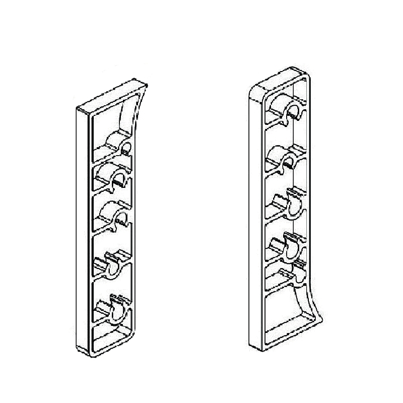 PLE. CALZO 9MM SOPORTES DE CARROS NEGRO 9005 (ALUMINIO)