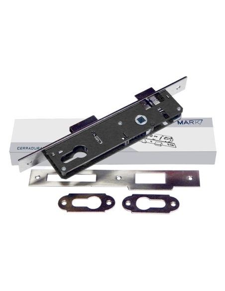 Cerradura 1P Deslizante 30 mm MARK | Canal Europeo Aluminio