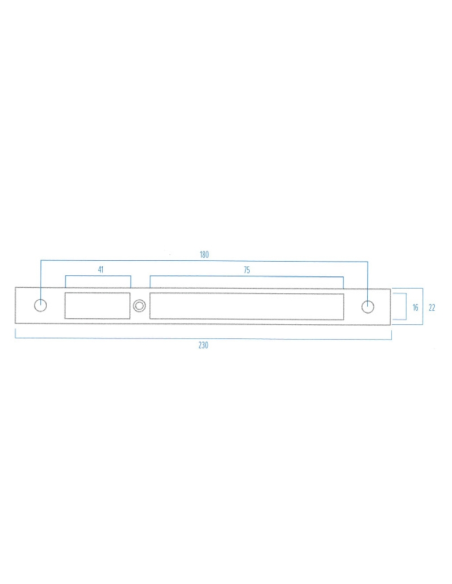 ACC. CERRADERO ALUM. REG.C.E.L/NEGRO 5021/2