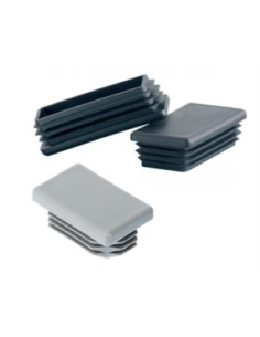 Contera int.rect.15x20 Negra Estriad