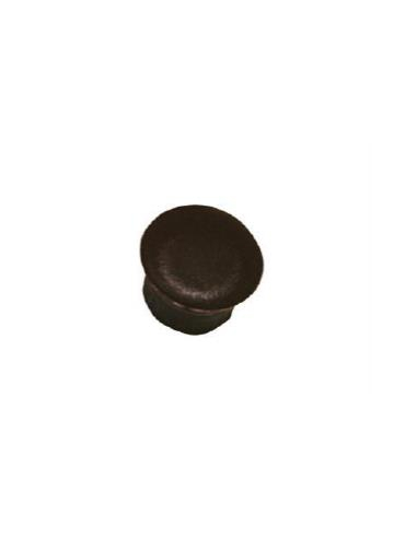 Tapón Embellecedor 12mm Negro 9005 para PVC y Aluminio
