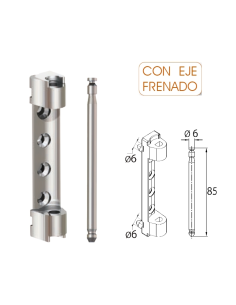 Soporte Compás Roto NX P 3/130 Kg RSIL – Herraje de Soporte para Ventanas Practicables 2