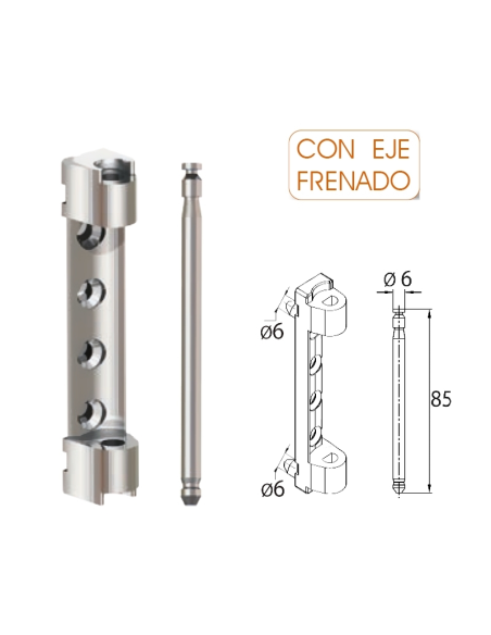 Soporte Compás Roto NX P 3/130 Kg RSIL – Herraje de Soporte para Ventanas Practicables