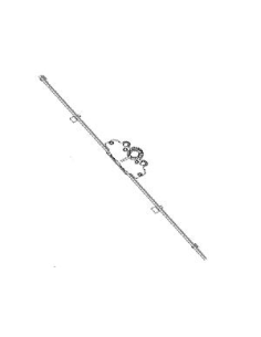 Cremona 30 mm Hausen P1083 con Bulón STD 885–1300 mm | Herraje Oscilobatiente PVC