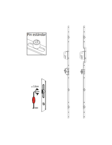 Cremona 30 Mm c.variable Bulon Std C/llave   1585-2000 Cremona 30 Mm c.variable Bulon Std C/llave   1585-2000