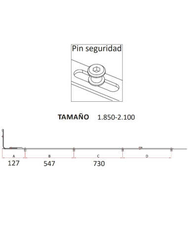 Reenvio trasero O P.CIERRE SEG. 1850-2100