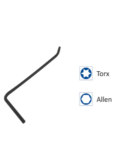 LLAVE APRIETE PVC (TORX25 + ALLEN4MM) 2