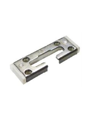 Cerradero Inferior de Seguridad O.B. 9 mm Blanco P1708 | Punto de Cierre Reforzado para Ventanas PVC