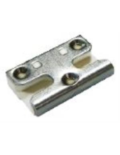Cerradero de Seguridad 9 mm Blanco con Base P1769 | Punto de Cierre Reforzado para Ventanas PVC