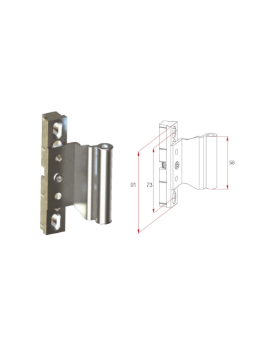 BISAGRA CENTRAL PTA. 9-20 C/TORN NG