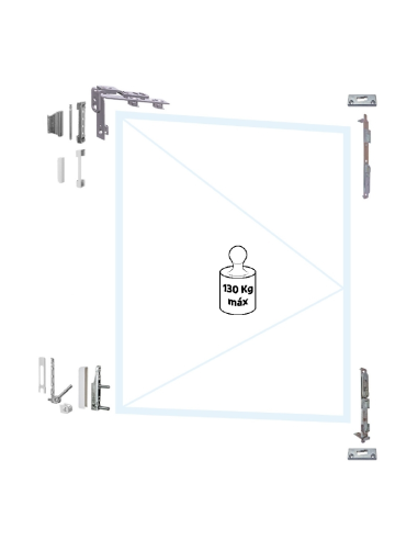 KIT OB PVC DH CV STD. C.LAT 13MM 9016