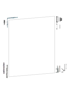 Kit Ob Pvc Puerta Dh Cv std. c.lat 13mm 9016