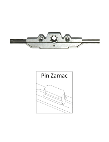 CIERRE MULT. UNIV. 7,5 MM 210 MM - 1 ZAMAK PIN