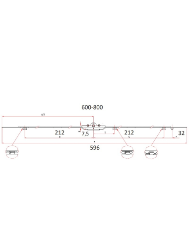Cierre Multipunto Universal 600 mm | Seguridad y Doble Anclaje en PVC y Aluminio