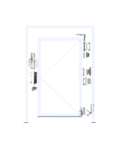 Cerradura Häusen P2468 | PVC 1 Punto 92/20mm 2