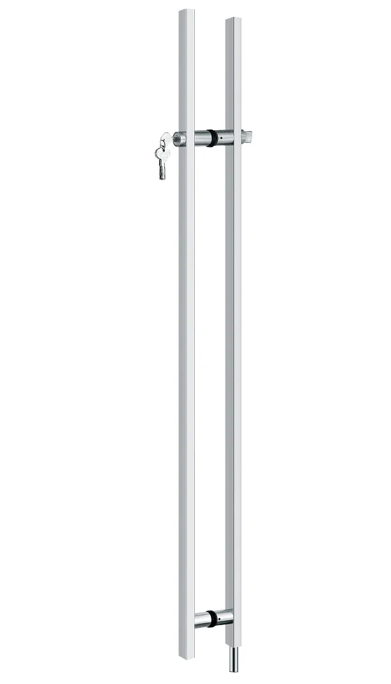 Tirador puerta OCARIZ 981/654 TO de aluminio con roseta de 55